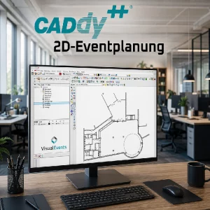 CADdy++ Eventplanung in 2D - Raumplanung