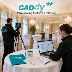 Vermessung und Skizze Erstellung