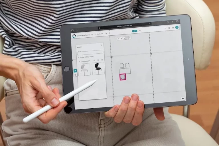 Einfache und schnelle Bestuhlung mit der Planner App von VisualEvents